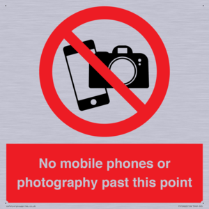 No mobile phones or photography past this point